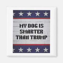 Imán Mi perro es más inteligente que Trump