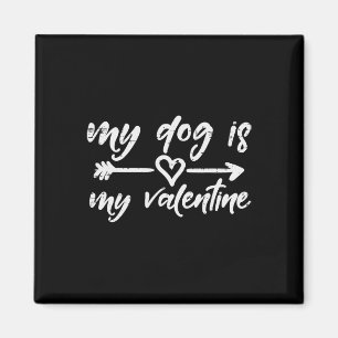 Imán Mi perro Valentine divertido dueño de mascota Fur