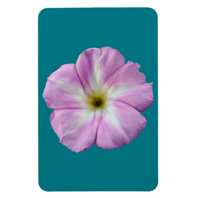 Imán Mi pintura de la hermosa flor con un poco de amist (Vertical)