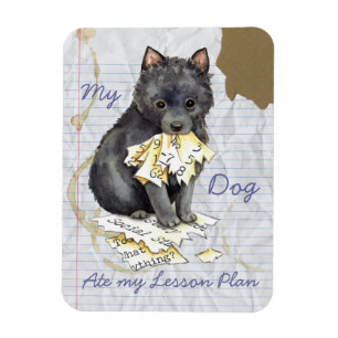 Imán Mi plan de clases de Schipperke Ate My Lesage