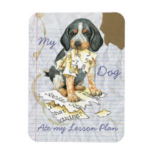 Imán Mi plan de lección de azul