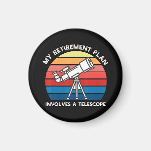 Imán Mi plan de retiro implica un telescopio