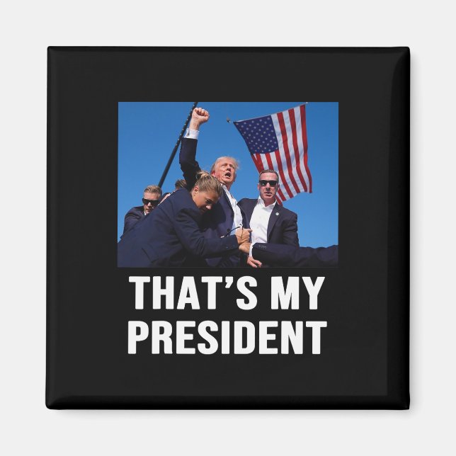Imán Mi presidente Trump 2024 (Frente)