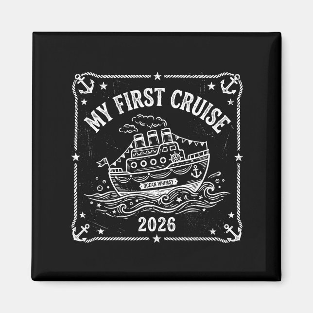 Imán Mi primer crucero 2026  (Frente)