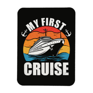 Imán Mi Primer Crucero Divertido Crucero de Vacaciones