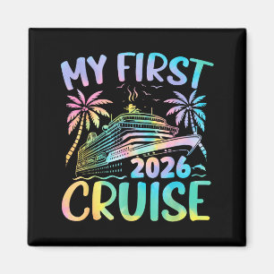 Imán Mi primer crucero vacaciones 2026 corbata teñir fa
