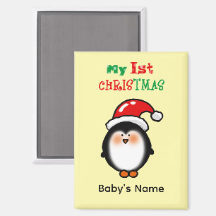 Imán Mi Primer Navidad Pingüino Adorable