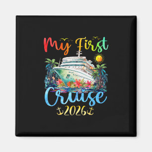 Imán Mi primer viaje de crucero 2026 vacaciones de niño