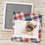 Imán Mi primera Navidad para siempre en casa Mascota fo<br><div class="desc">Este diseño simple y clásico está compuesto por tipografía de la síspera y agrega una foto de un mascota personalizado. "Mi primera Navidad en mi casa para siempre" adorna el diseño.</div>