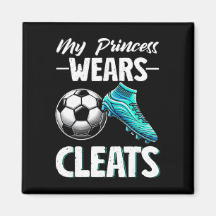 Imán Mi princesa usa tacos Temporada de fútbol Moth