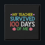 Imán Mi profesor sobrevivió a la escuela 100° Día de Mí<br><div class="desc">Mi profesor sobrevivió a la escuela 100° Día de Mí</div>