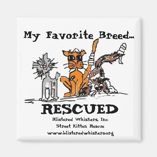 Imán Mi raza favorita... (Frente)