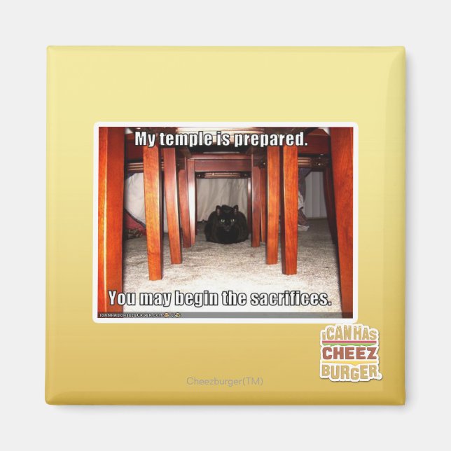 Imán Mi templo está preparado. (Frente)