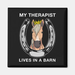 Imán Mi Terapista Vive En Un Barn De Amantes Ecuestres