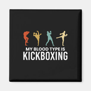 Imán Mi tipo de sangre es kickboxing Kickboxer