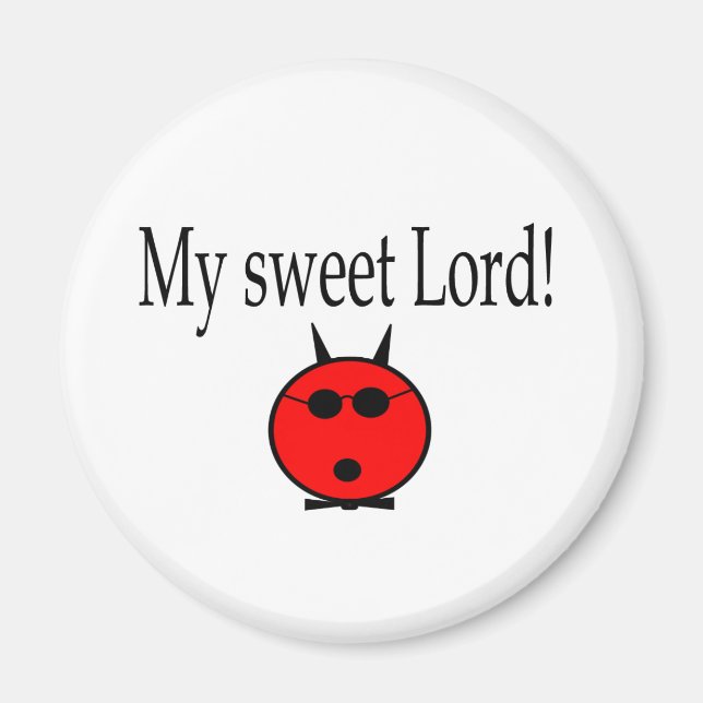 Imán Mi traje de Dios dulce (Frente)