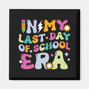 Imán Mi Último Día En La Era Escolar Niños Groovy Profe