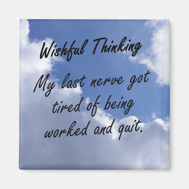 Imán Mi último nervio se está cansando (Frente)