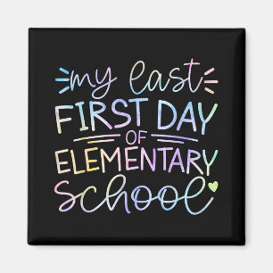 Imán Mi Último Primer Día De La Escuela Primaria De Vue