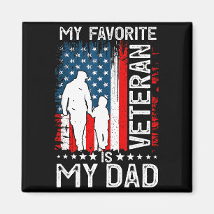 Imán Mi Veterano Favorito Es Mi Papá Padre Gracias Vet