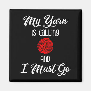 Imán Mi yarn llama y debo irme