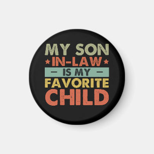 Imán Mi yerno es mi hijo favorito Familia Groovy