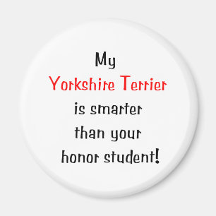 Imán Mi Yorkshire Terrier es más elegante…