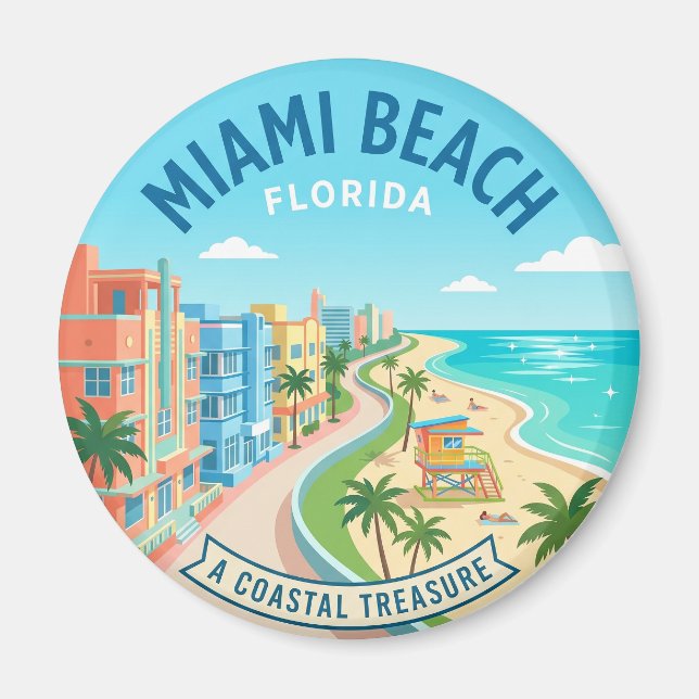 Imán Miami Beach Florida (Frente)