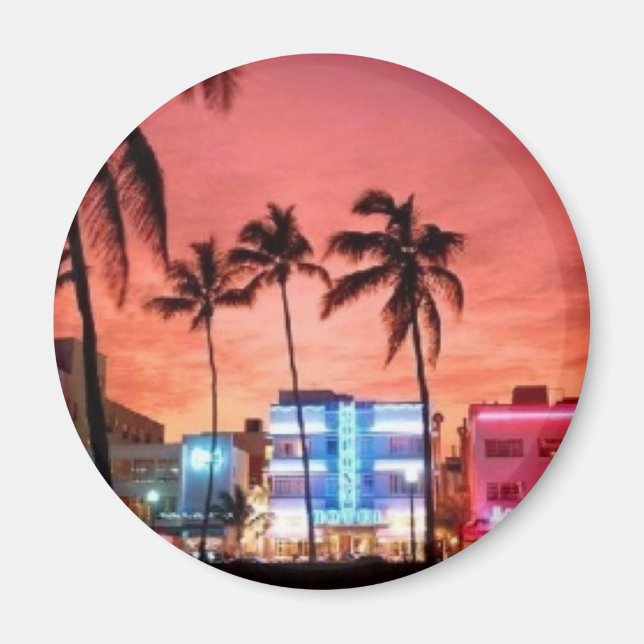 Imán Miami Beach, Florida (Frente)