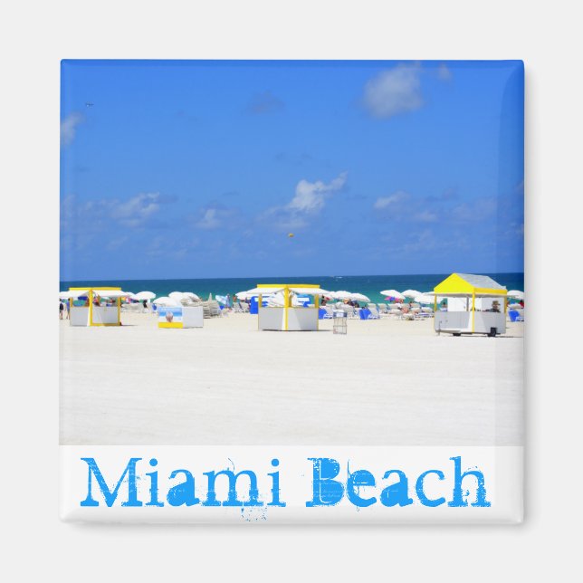 Imán Miami Beach Magnet (Frente)