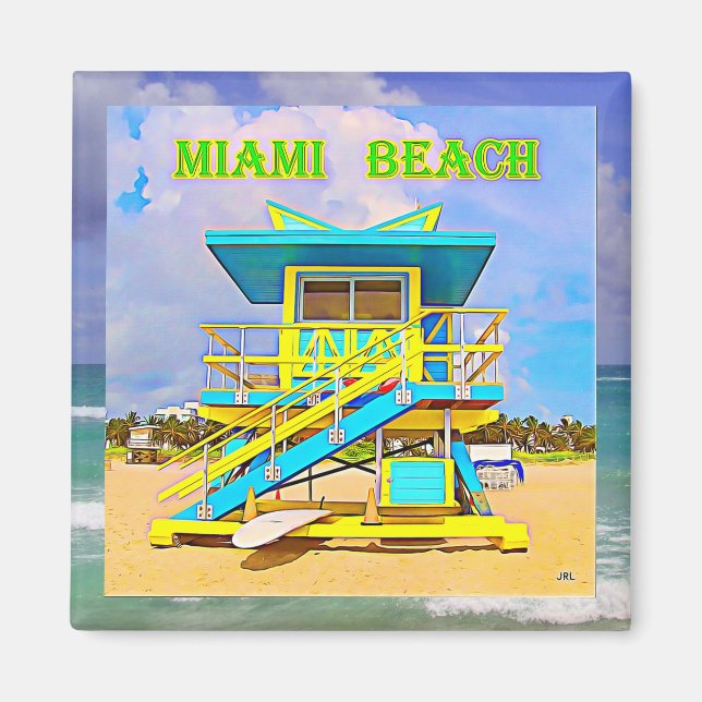 Imán Miami Beach Magnet 2B (Frente)