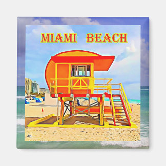 Imán Miami Beach Magnet 3B