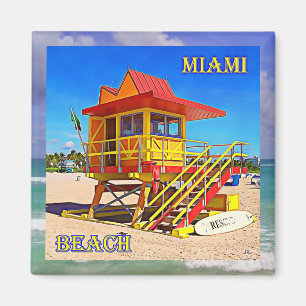 Imán Miami Beach Magnet 5B