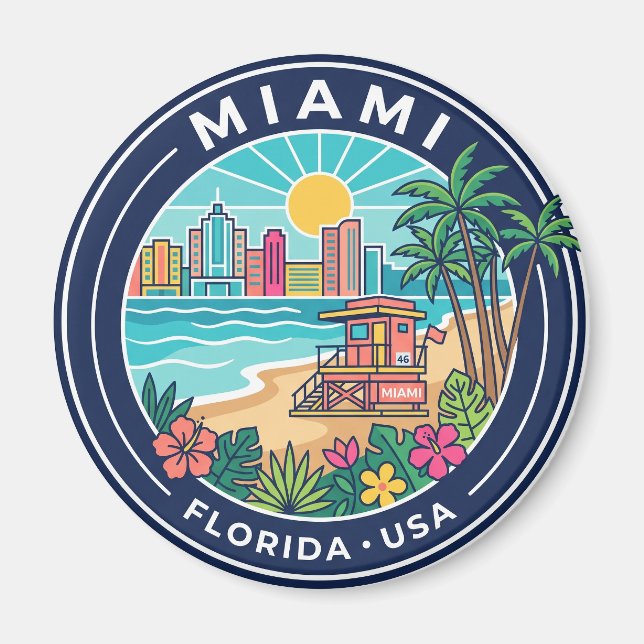 Imán Miami Florida (Frente)