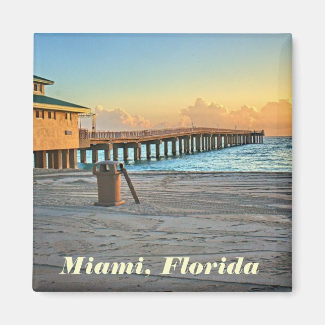 Imán Miami, Florida Magnet (Frente)