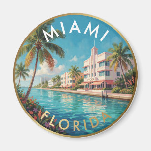 Imán Miami Florida Viajes Costeros Tropicales