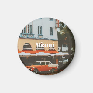 Imán Miami Ocean Drive Recuerdo de viaje