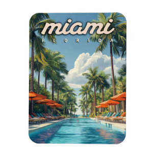 Imán Miami Pool Vintage