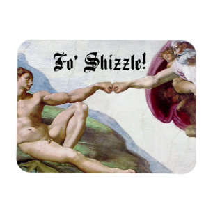 Imán Michelangelo Creación Del Hombre Choque De Puños F