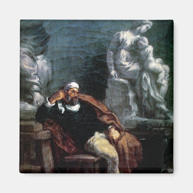 Imán Michelangelo en su estudio (Frente)