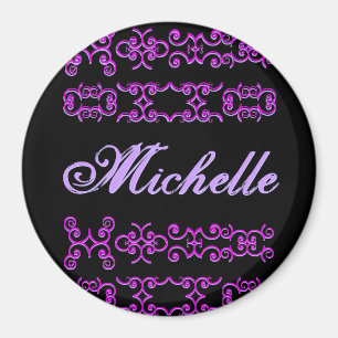 Imán Michelle Designer Name Magnet