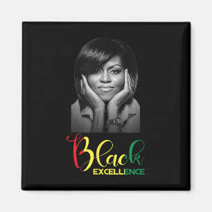 Imán Michelle Obama Excelencia Negra Monto de Historia