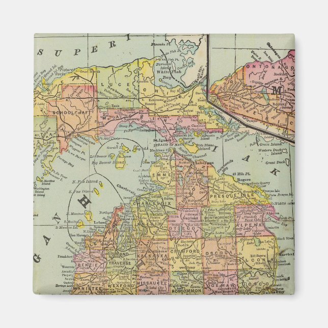 Imán Michigan 3 (Frente)