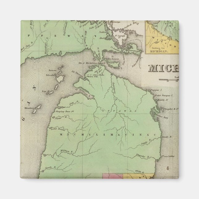 Imán Michigan 4 (Frente)