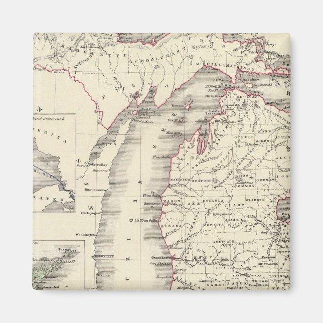 Imán Michigan 5 (Frente)