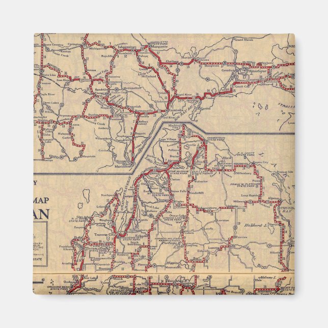 Imán Michigan 6 (Frente)