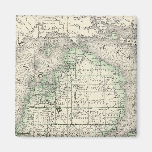 Imán Michigan 8 (Frente)