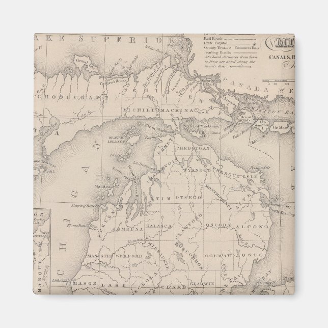 Imán Michigan 9 (Frente)