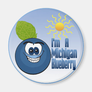 Imán Michigan Blueberry