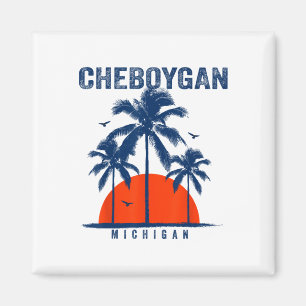 Imán Michigan Cheboygan Océano Surf Surfboarding